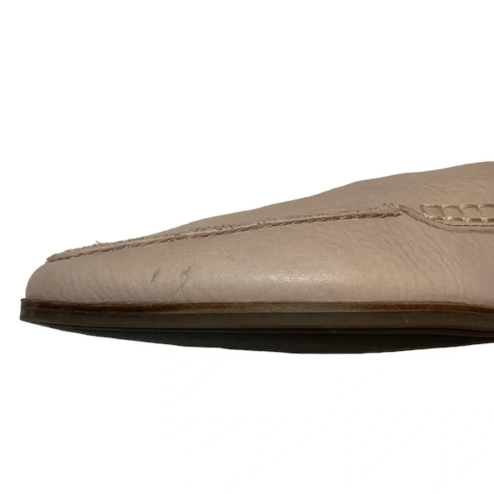 Lucky Brand Pale Pink Soft Leather Slip On Loafers Size 7.5